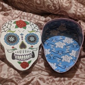 SALE Sugar Skull Day of The Dead Medium Gift Storage Box